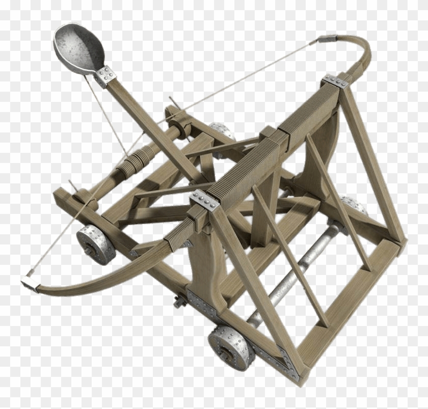 3d Ballista Catapult - Wood Clipart #2478456