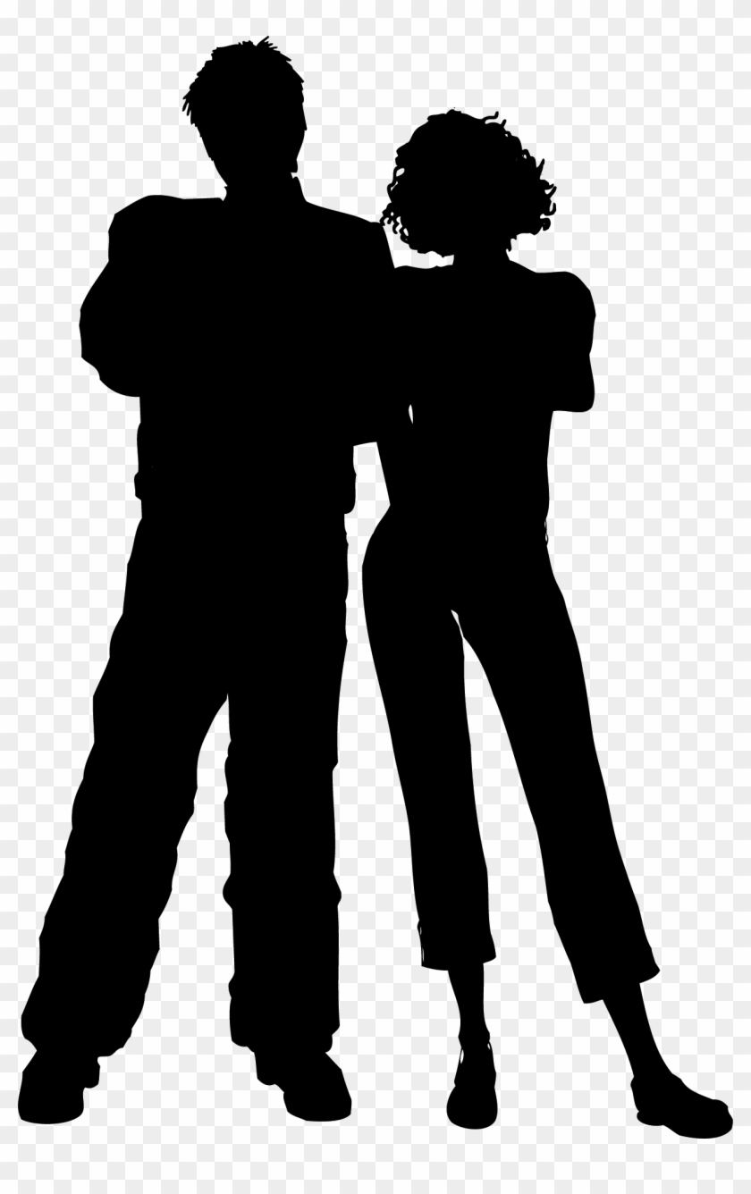 People Silhouettes Pinturas Africanas Pinterest - Friends Silhouette Clipart #2479403