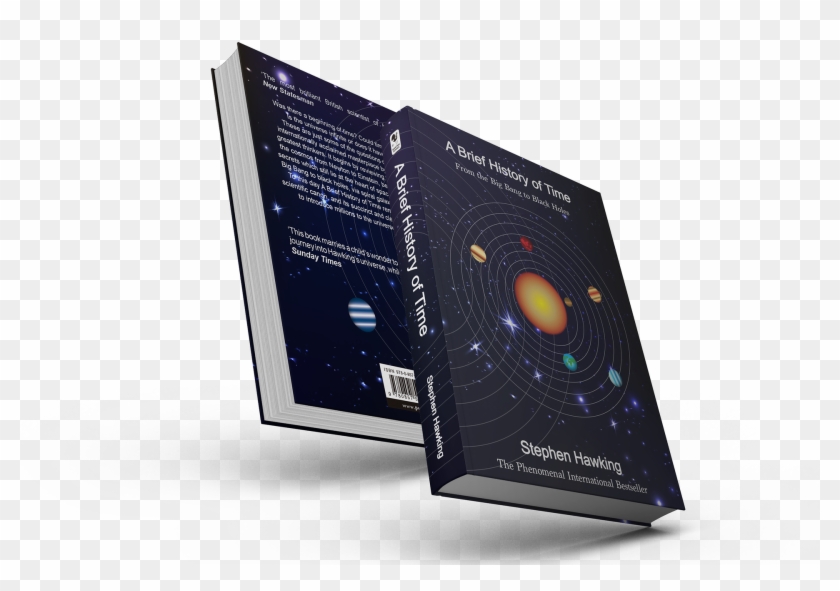 Book Cover Design For 'a Brief History Of Time' By - Flyer Clipart #2479405