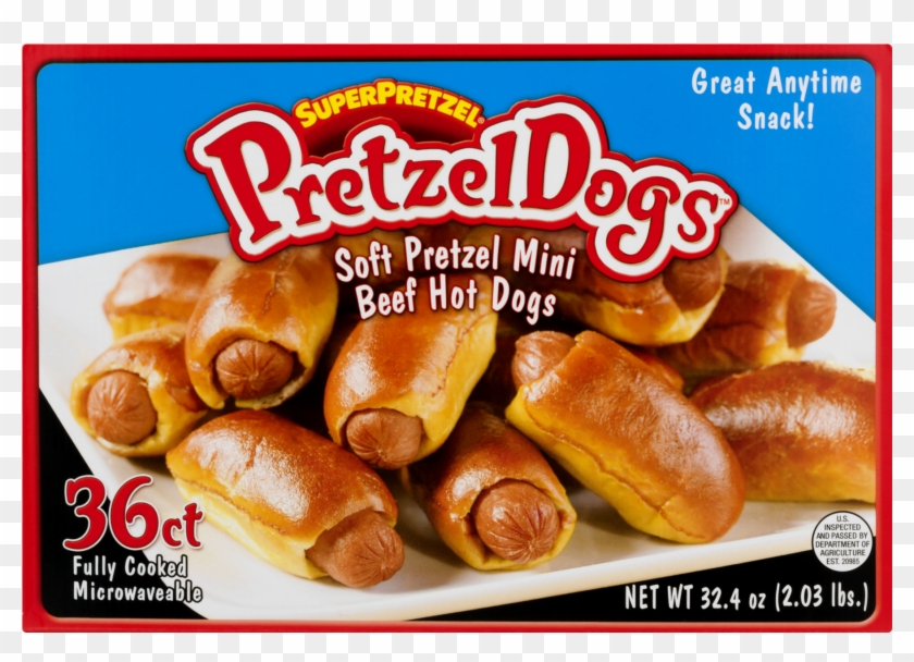 Superpretzel Pretzel Dogs Soft Pretzel Mini Beef Hot Clipart #2479651
