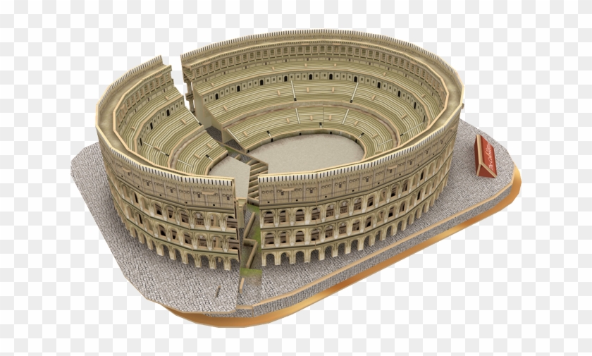 3d Jigsaw Puzzle - Cubicfun The Colosseum Clipart #2479888