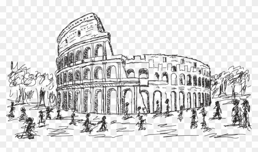 Image Download Colosseum Stock Illustration Photography - Vẽ Đấu Trường La Mã Clipart #2479983