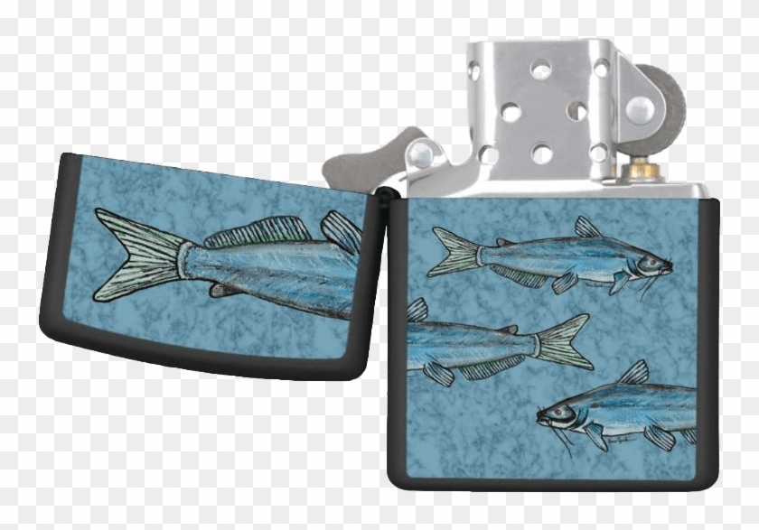 Blue Catfish Zippo Lighter - Sardine Clipart