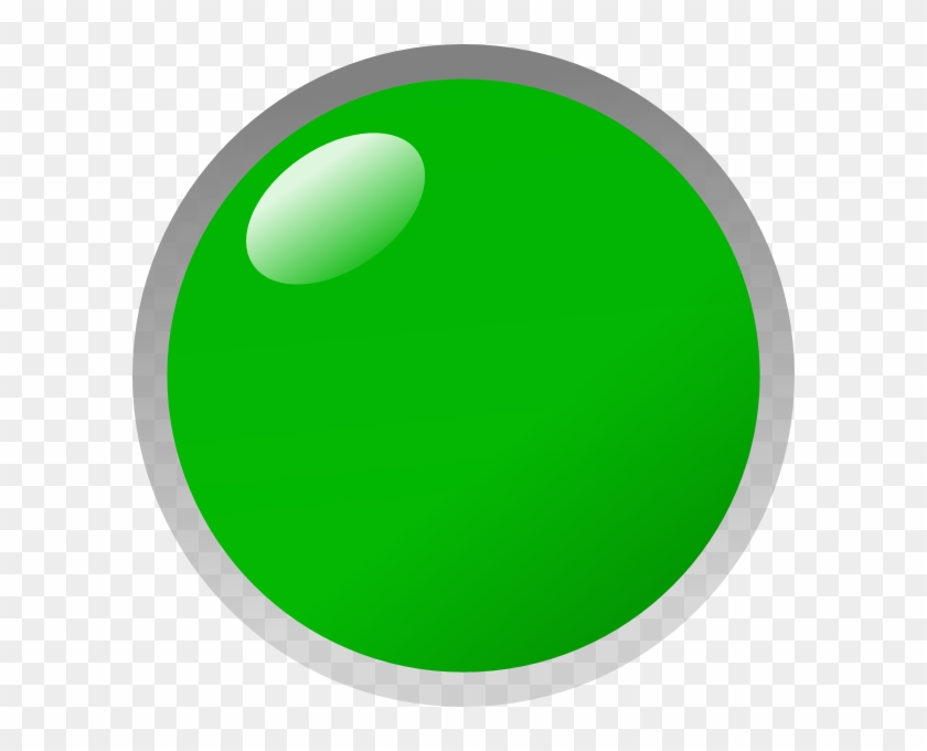 Slim Green Led On Clip Art - Green Led Clip Art - Png Download