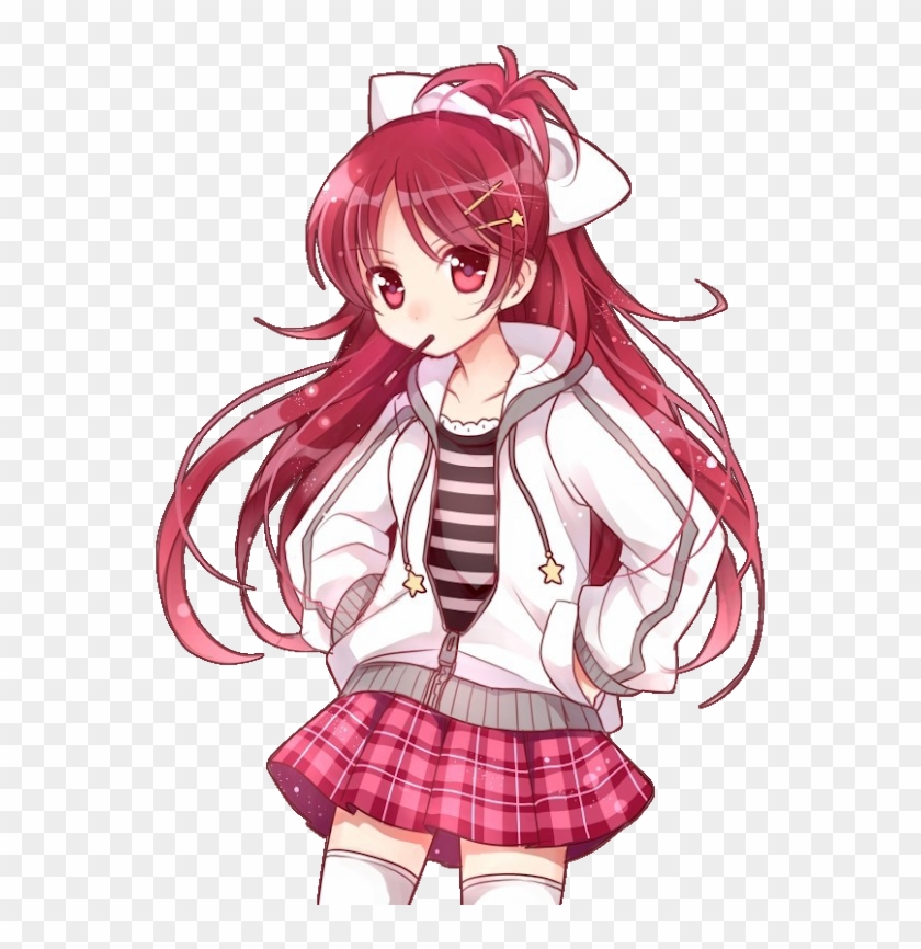 Cute Anime Girl Gangster , Png Download - Puella Magi Madoka Magica Kyōko Sakura Clipart #2480412