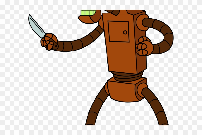 Futurama Clipart Bender - Роберто Футурама - Png Download