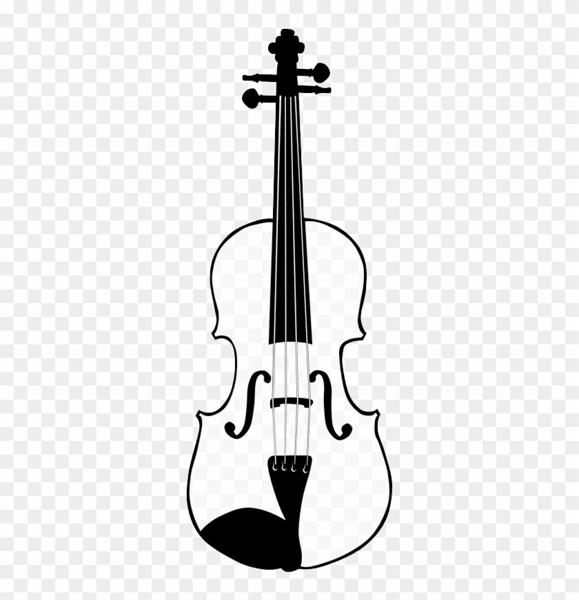Drawn Violin Cello Bow - Violin Clip Art - Png Download
