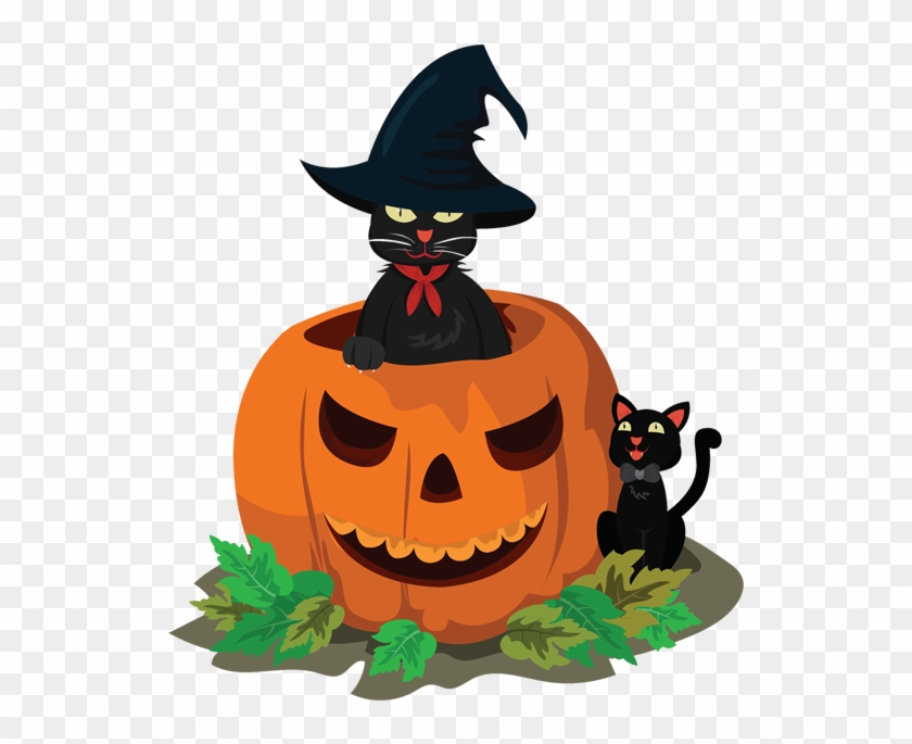 Strayfm Hallow Trick Or Treat - Pumpkin Easy Cat Clipart