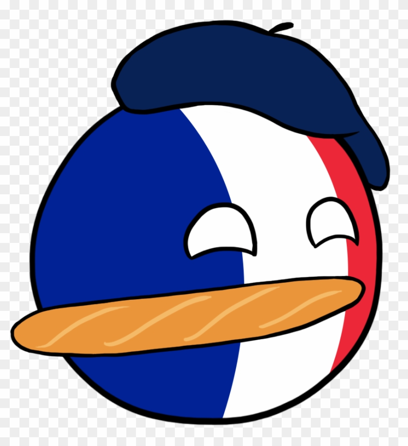 Family Is French But Was Born In Muricuh - France Countryball Png Clipart