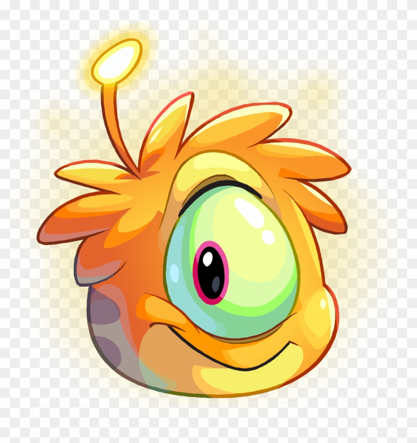 Orange Alien Png - Club Penguin Alien Puffles Clipart