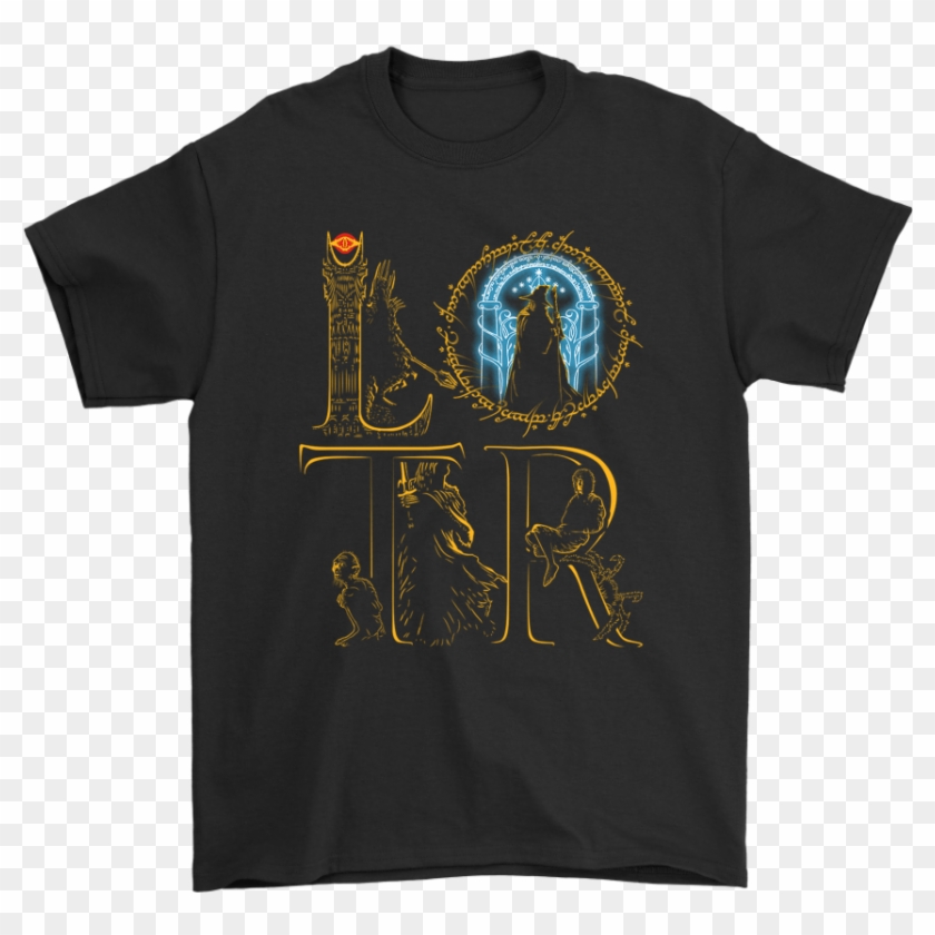Lotr Sauron Gandalf The Lord Of The Rings Shirts - Supernatural Shirts Clipart #2480869