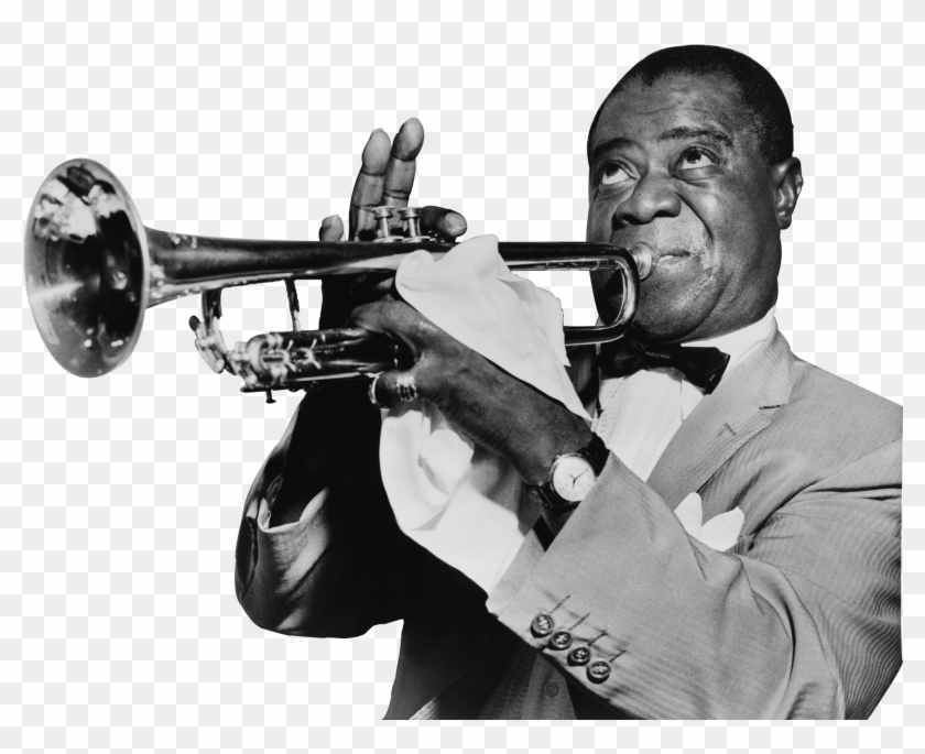 Louis Armstrong Jazz , Png Download - Louis Armstrong Clipart #2480895