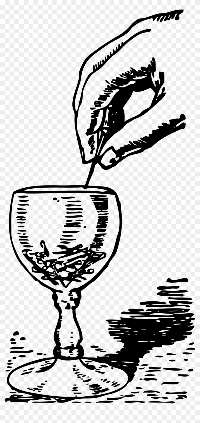 Air Dalam Gelas Vector Clipart