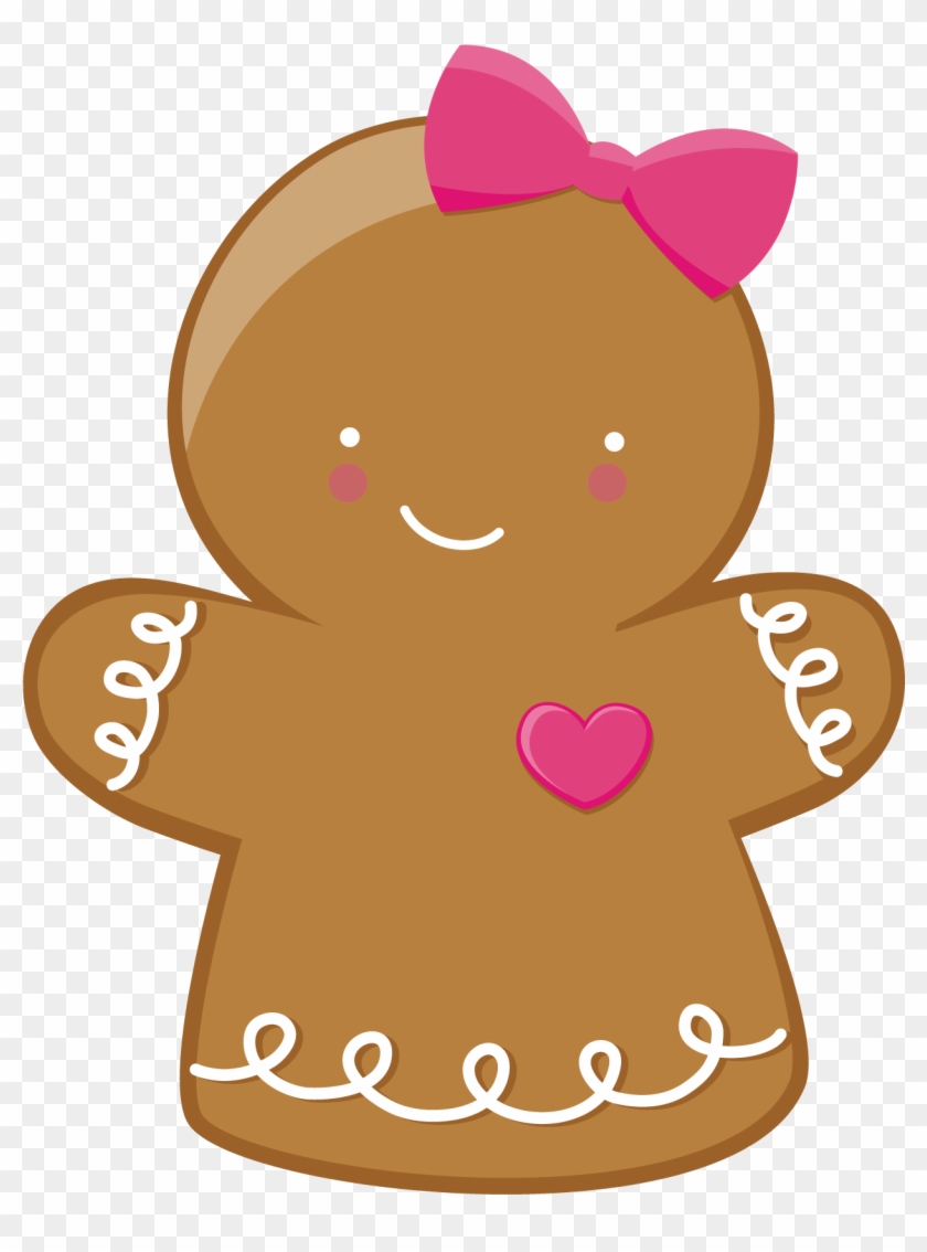 Gingerbread Clipart Transparent Background - Gingerbread Girl - Png Download