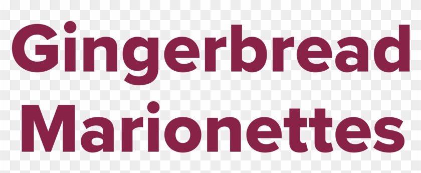 Gingerbread Marionettes Label - Parallel Clipart