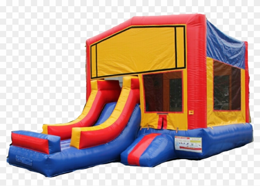Small Combo Front Slide - Inflatable Clipart