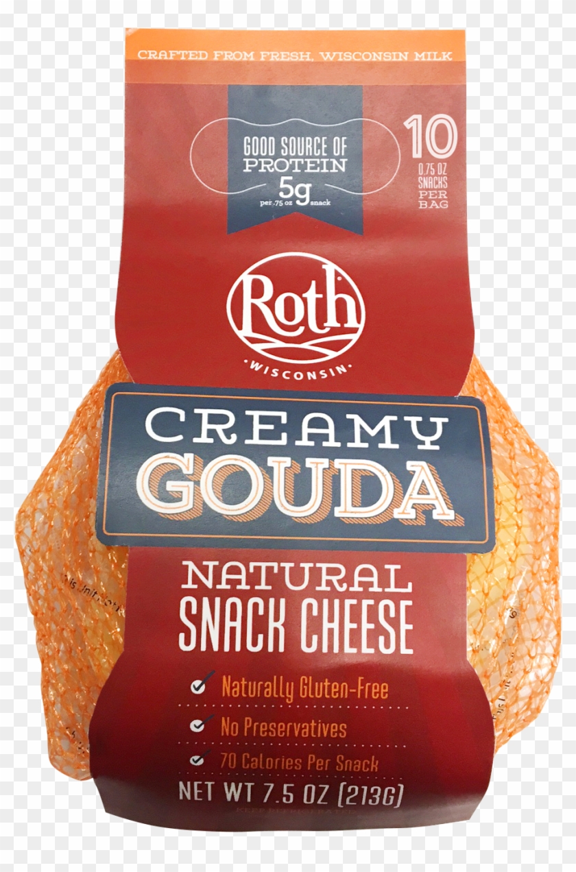Creamy Gouda Snack Cheese - Roth Creamy Gouda Snack Cheese Clipart #2482702