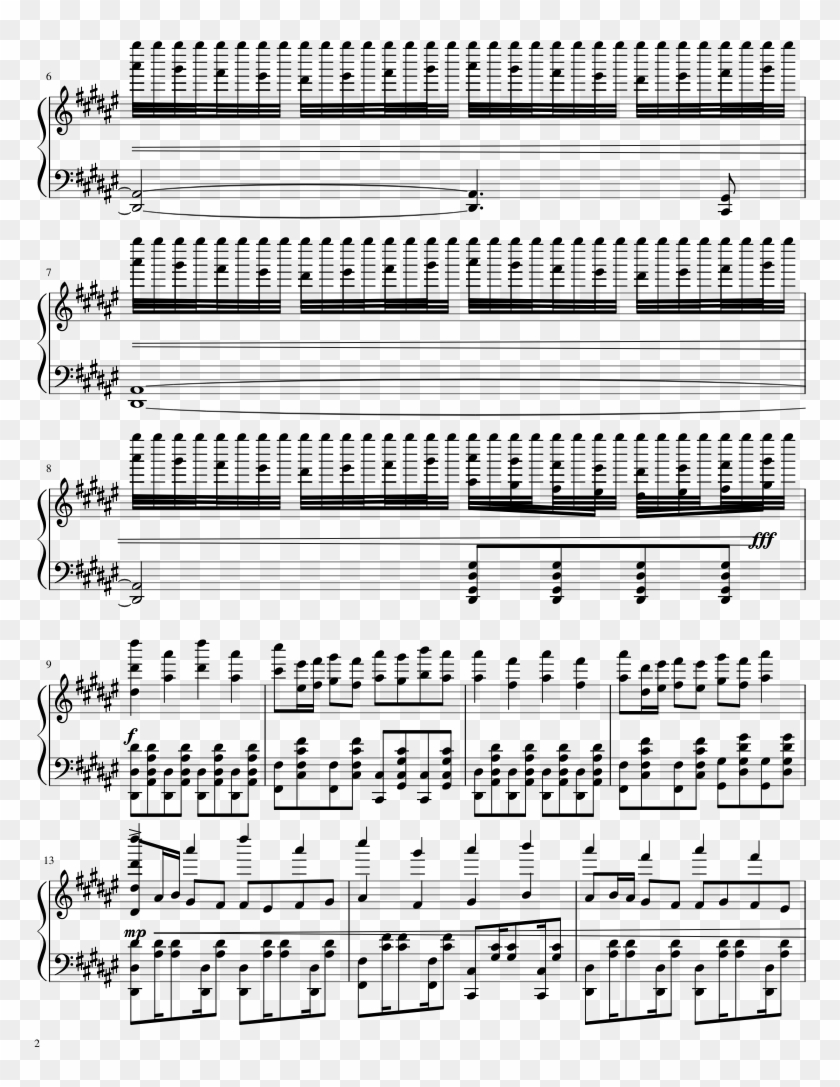 For The Bleeding Heart Sheet Music Composed By Ryan - Sheet Music Clipart