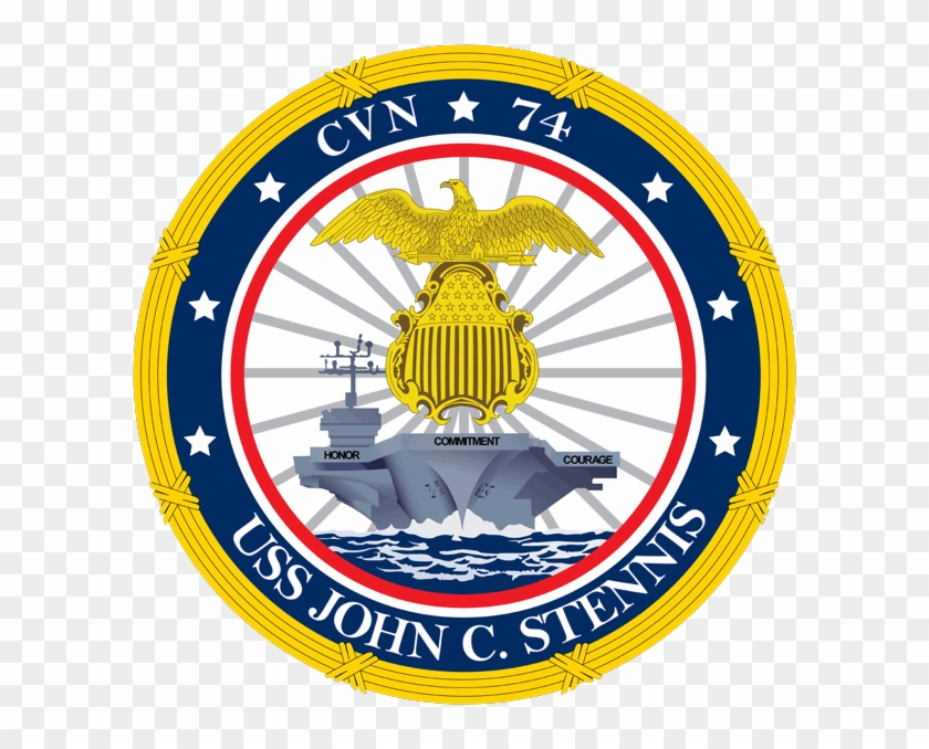 Uss John Stennis Cvn-74 Crest Air Force Patches, Army - Uss John C Stennis Logo Clipart #2482845