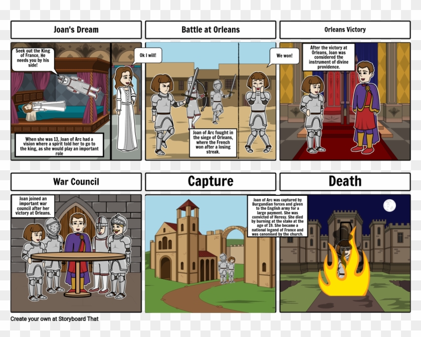 Joan Of Arc - Cartoon Clipart