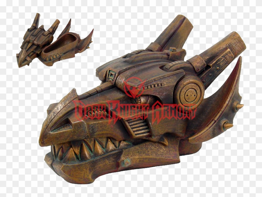 Dragon Head Box , Png Download - Steampunk Dragon Head Clipart #2483285