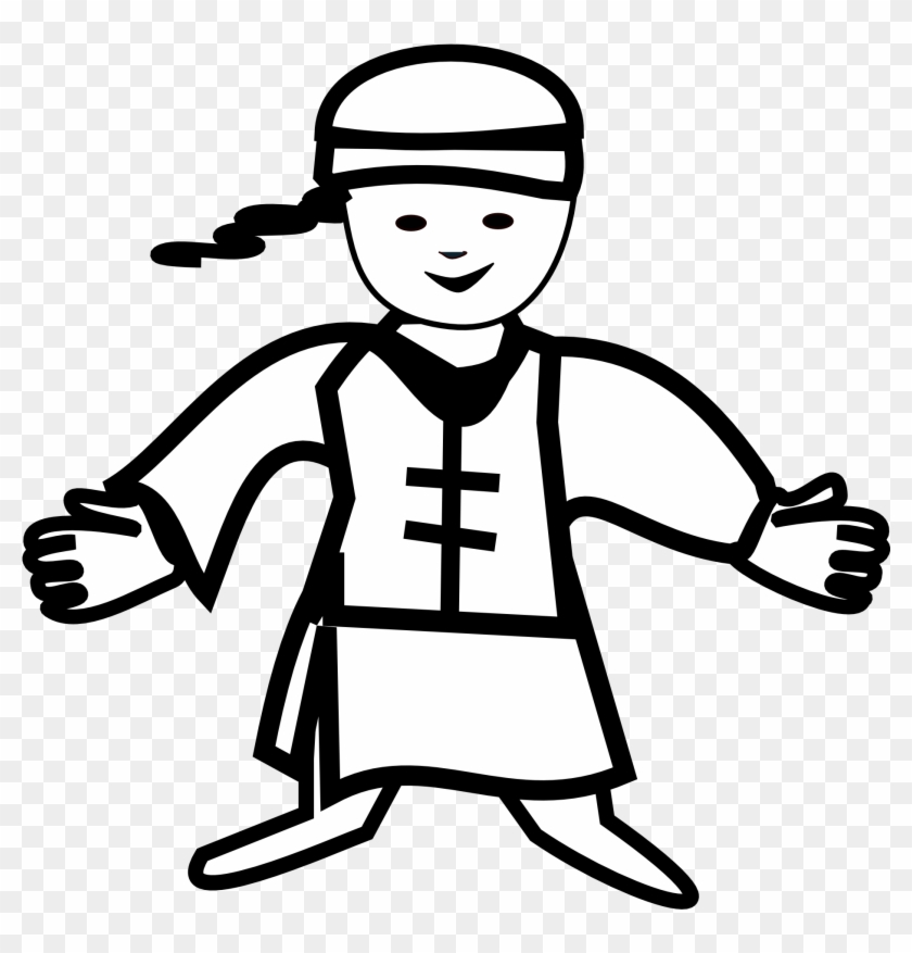Clipartist Net Clip - Chinese Boy Clip Art - Png Download