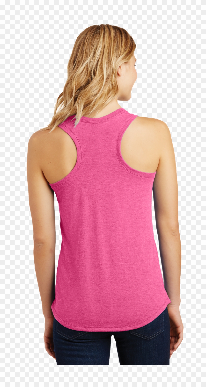 Buy Cool Shirts Ladies Radiation Tank Top Radioactive - District Made Women's Dm138l Perfect Tri Racerback Clipart