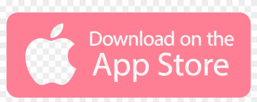 Pink 2 App Store Button Full Size - Apple Store Clipart