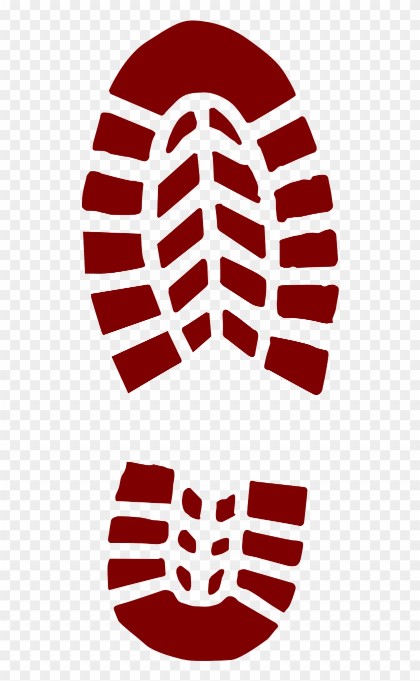 Boot Print Footprint Shoe Png Image - Boot Print Clipart