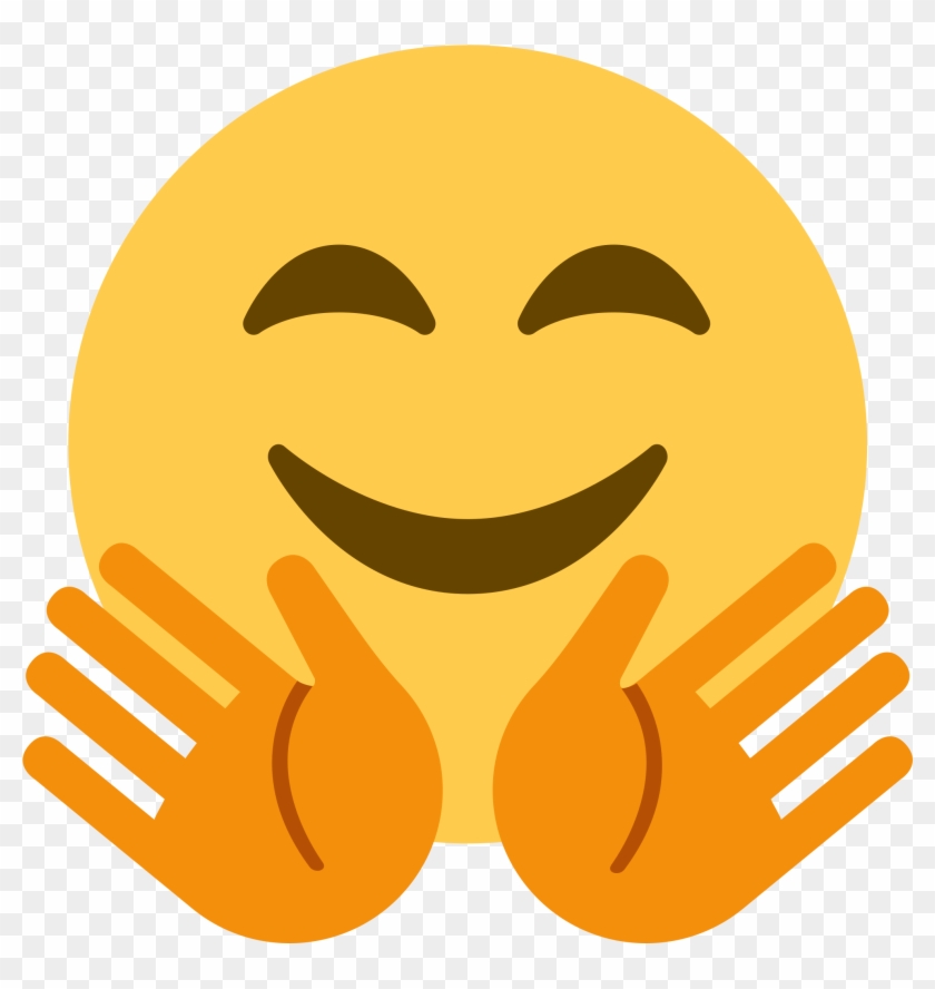 Emoji Hug Emoticons Faces - Significado Do Emoji 🤗 Clipart #2485663