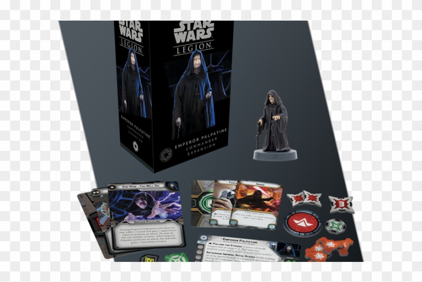 Darth Vader Clipart Emperor Palpatine - Star Wars Legion Emperor - Png Download