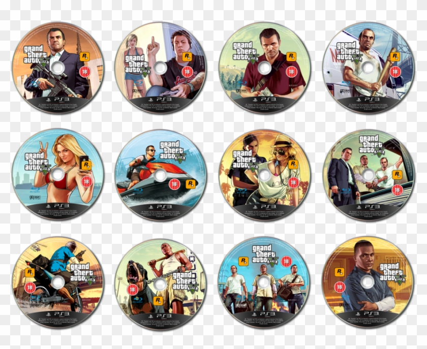 User Posted Image - Ps4 Gta 5 Disc Clipart