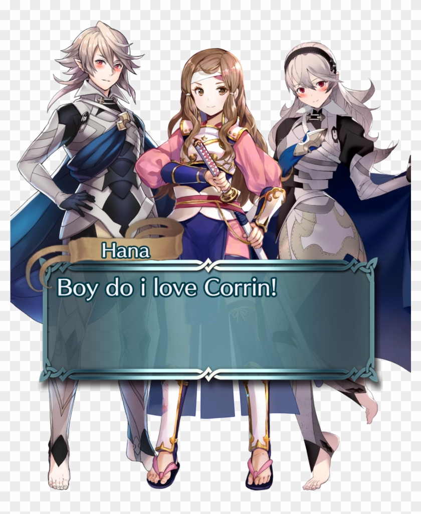 Can I Get A Hana Saying “boy Do I Love Corrin” With - Hana Fire Emblem Heroes Clipart #2486206