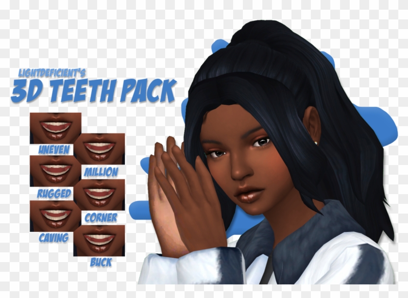3d Teeth Pack First Of All I Decided To Post - Poster Clipart