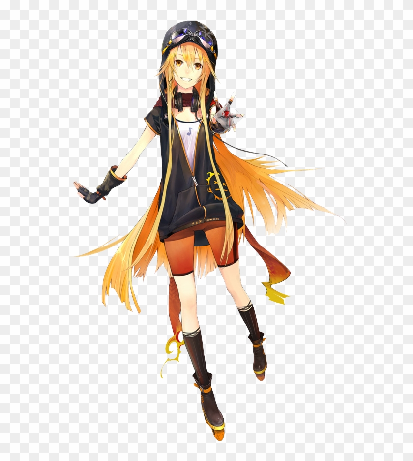 Kaku San Sei Million Arthur , Png Download - Anime Girl On Skates Clipart