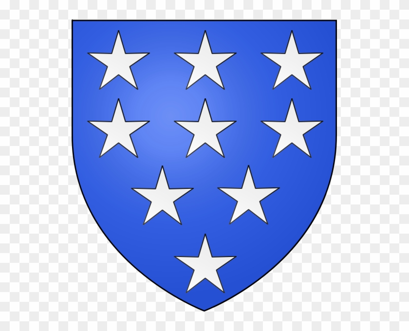 Baillie Of Lamington Azure, Nine Stars , Three, Three, - Coat Of Arms Stars Clipart