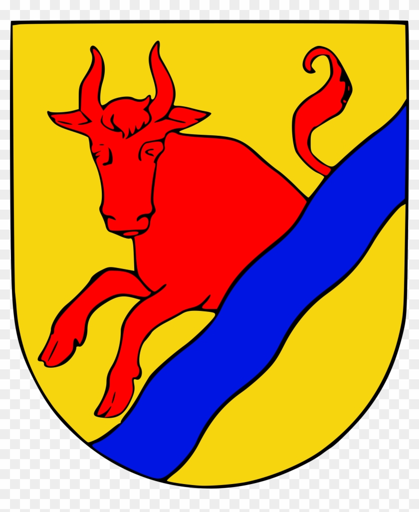 This Free Icons Png Design Of Mariestad Coat Of Arms - Coat Of Arms Red Bull Clipart