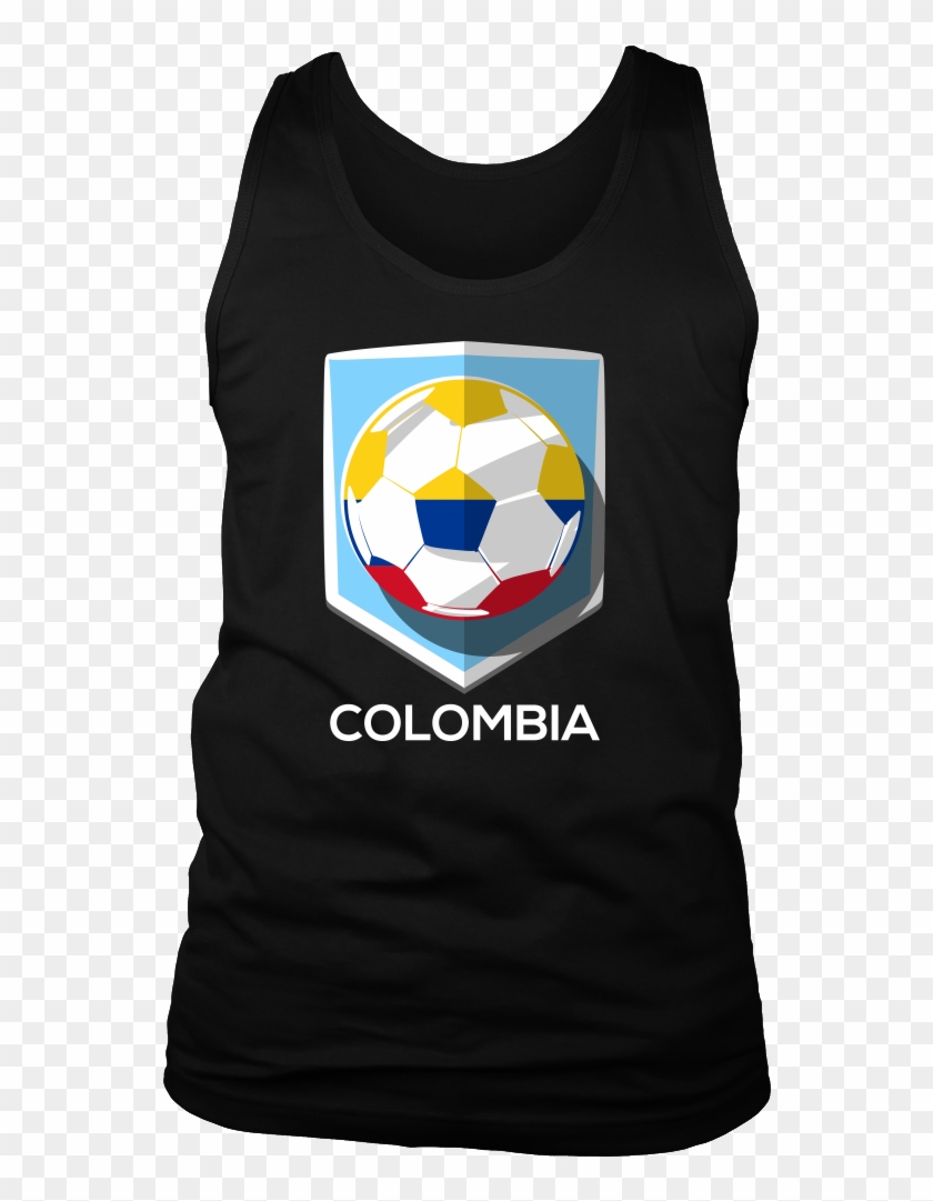 Colombia Men's Tank Colombian Flag Men's Tank Football - Soccer Ball Clipart #2486989