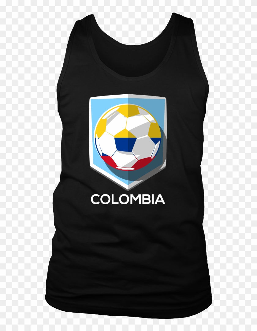 Colombia Men's Tank Colombian Flag Men's Tank Football - Soccer Ball Clipart
