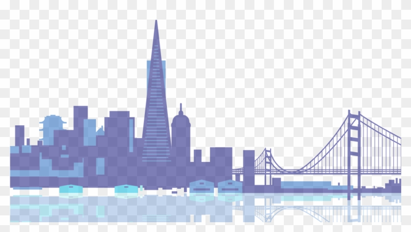 San Francisco Skyline Png - Skyline Clipart #2487029
