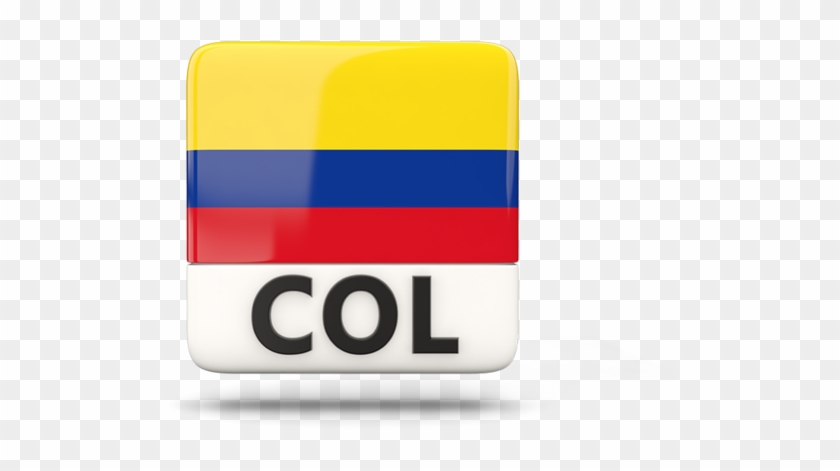 Illustration Of Flag Of Colombia - Graphic Design Clipart