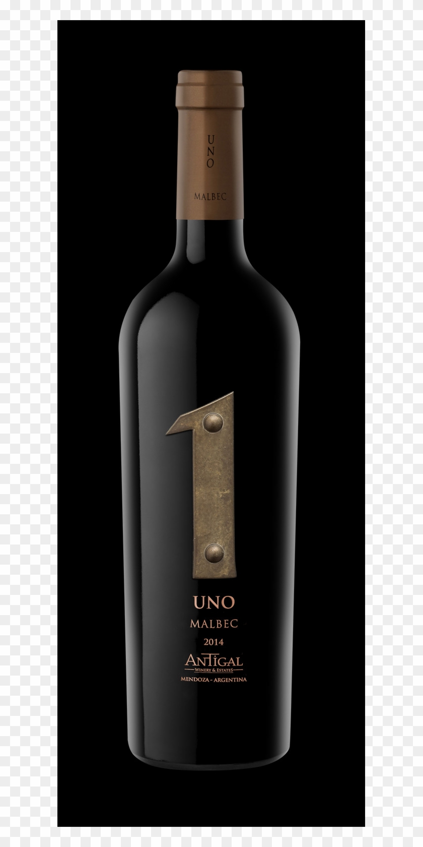 Uno Malbec 2014 - Glass Bottle Clipart #2487819