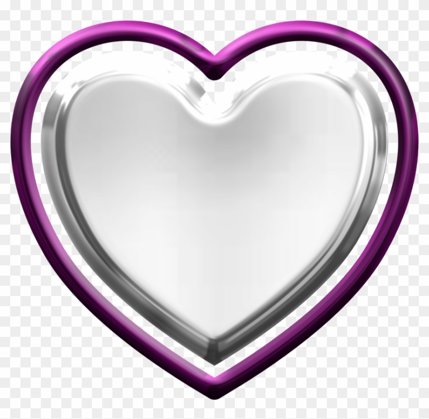 Artsy Bee Digital Images Free Clip Art - Silver Transparent Heart Png