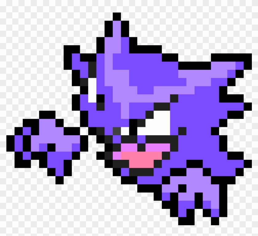 Haunter - Pixel Art Pokemon Haunter Clipart