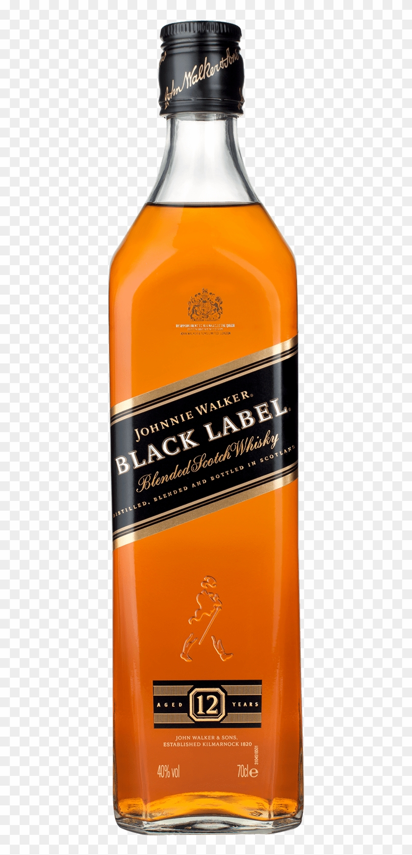 Johnnie Walker Black Label 750ml - Black Label Whiskey Clipart