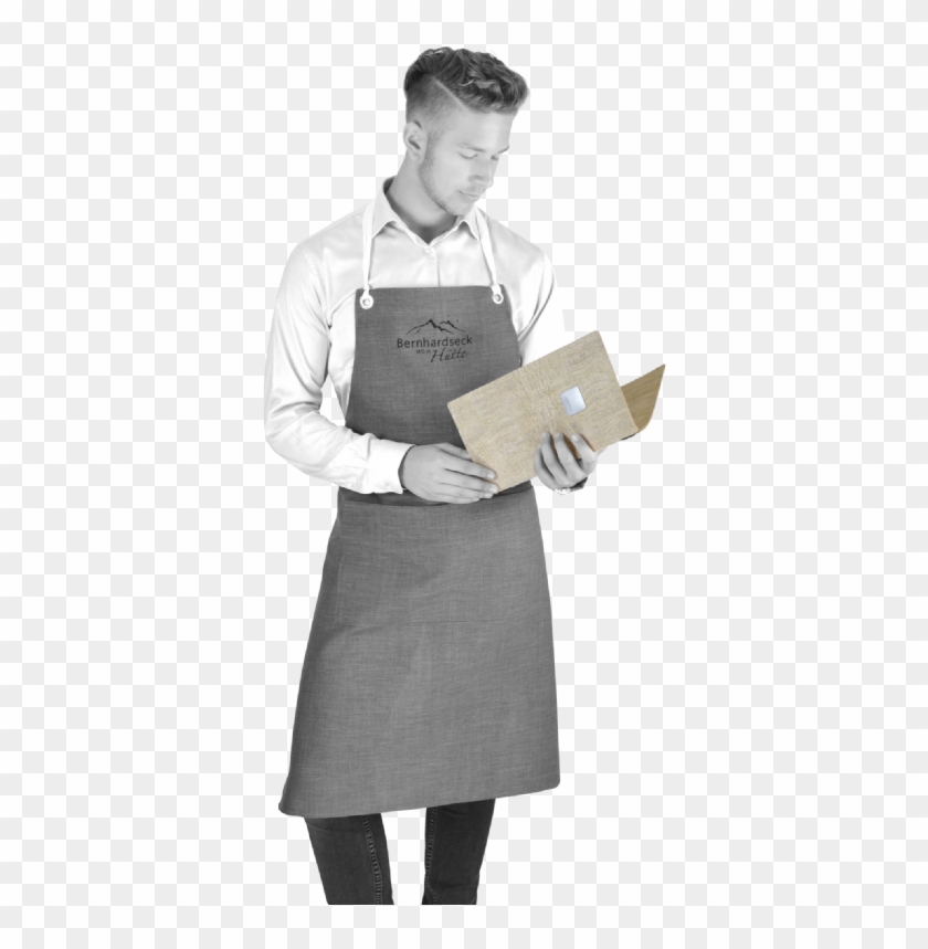 Waiter`s Apron With Branding - Vintage Clothing Clipart #2488073