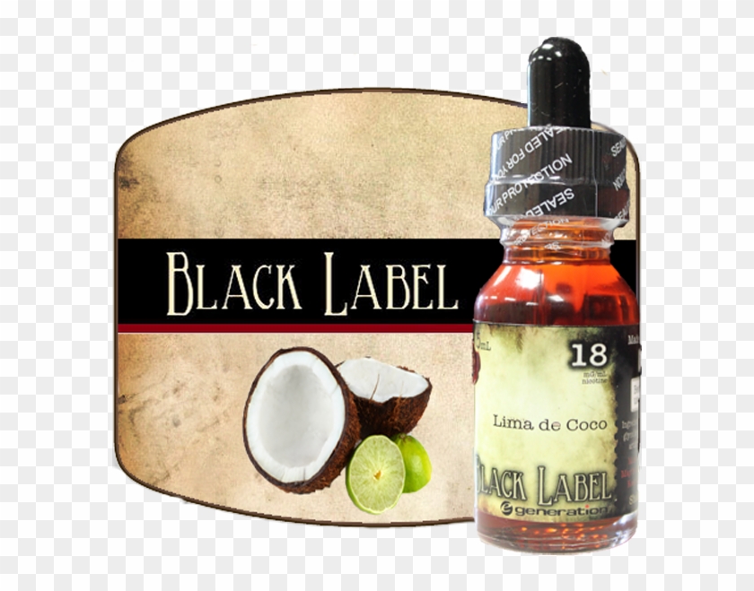 Black Label Lima De Coco - Electronic Cigarette Clipart