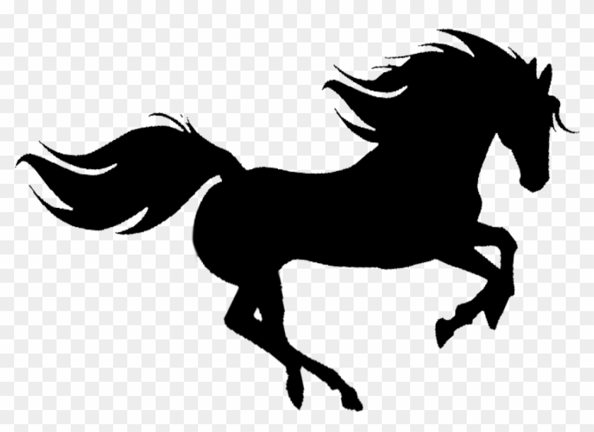 Caballo Silueta Png - Caballo Animado Corriendo Png Clipart