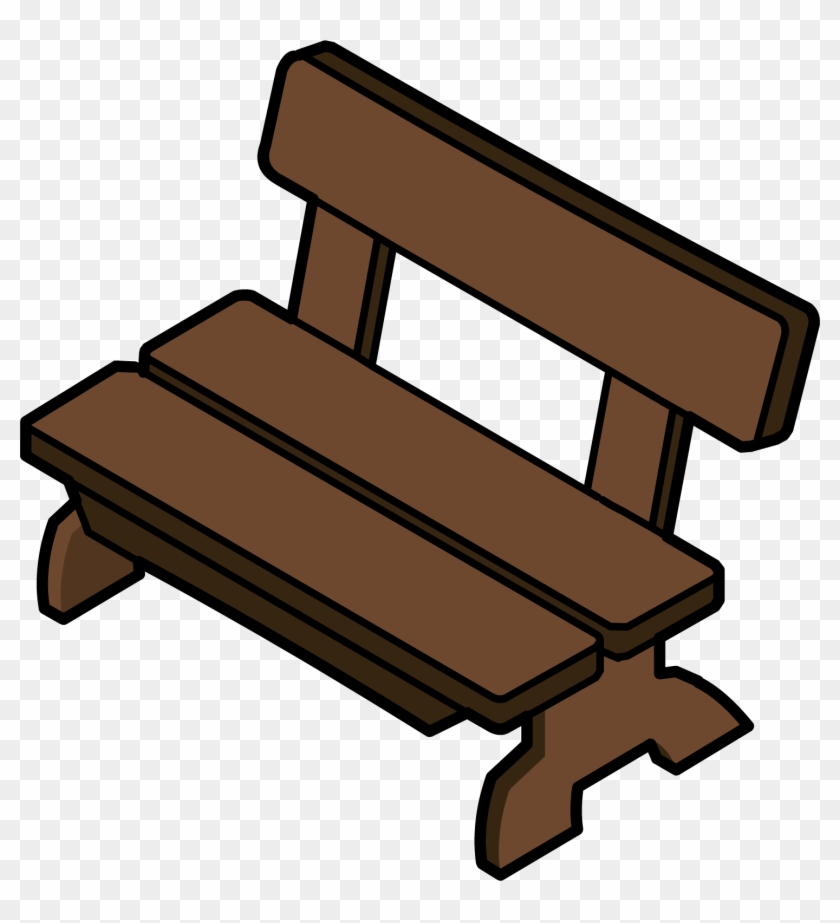 Benches Clipart Club Penguin - Club Penguin Bench - Png Download