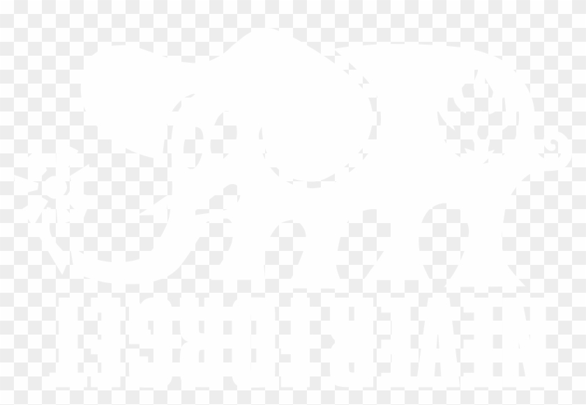 Black Label Elephant Logo Black And White - Leinster Rugby Logo White Clipart #2488751